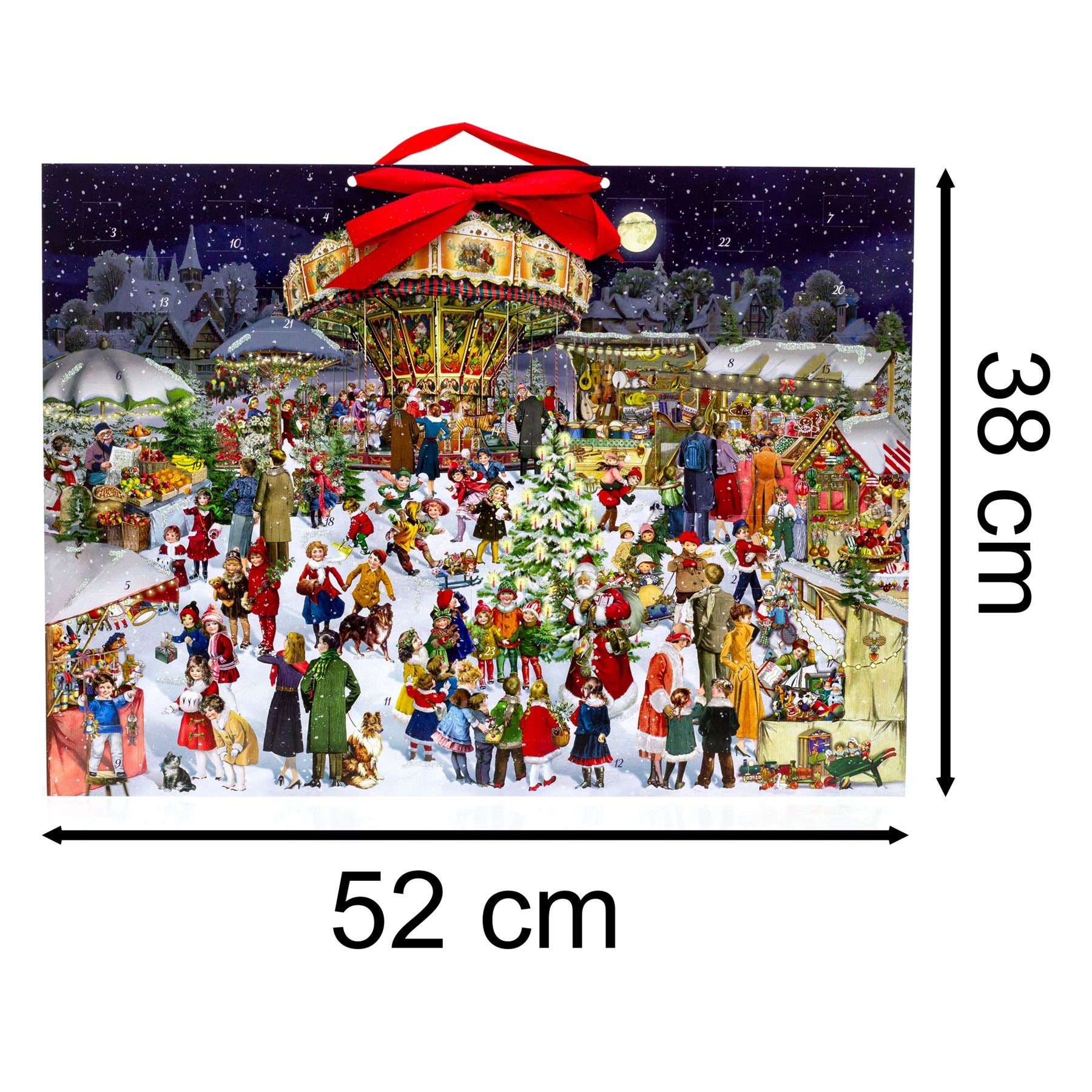Julemarkedsjulens adventskalender | Vintage billede adventskalender - Image 2