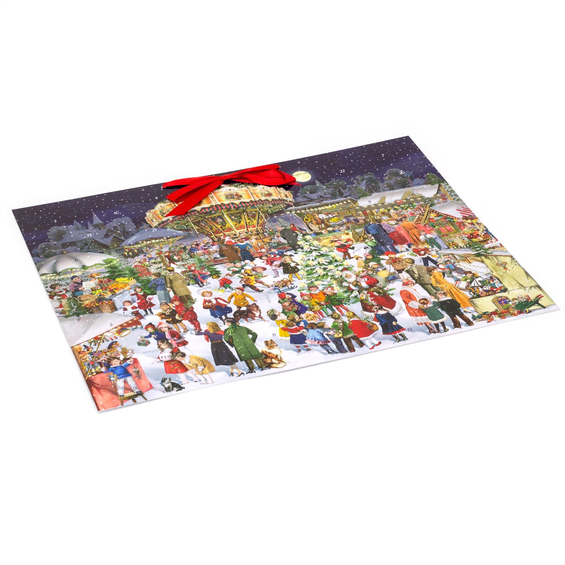 Julemarkedsjulens adventskalender | Vintage billede adventskalender - Image 3