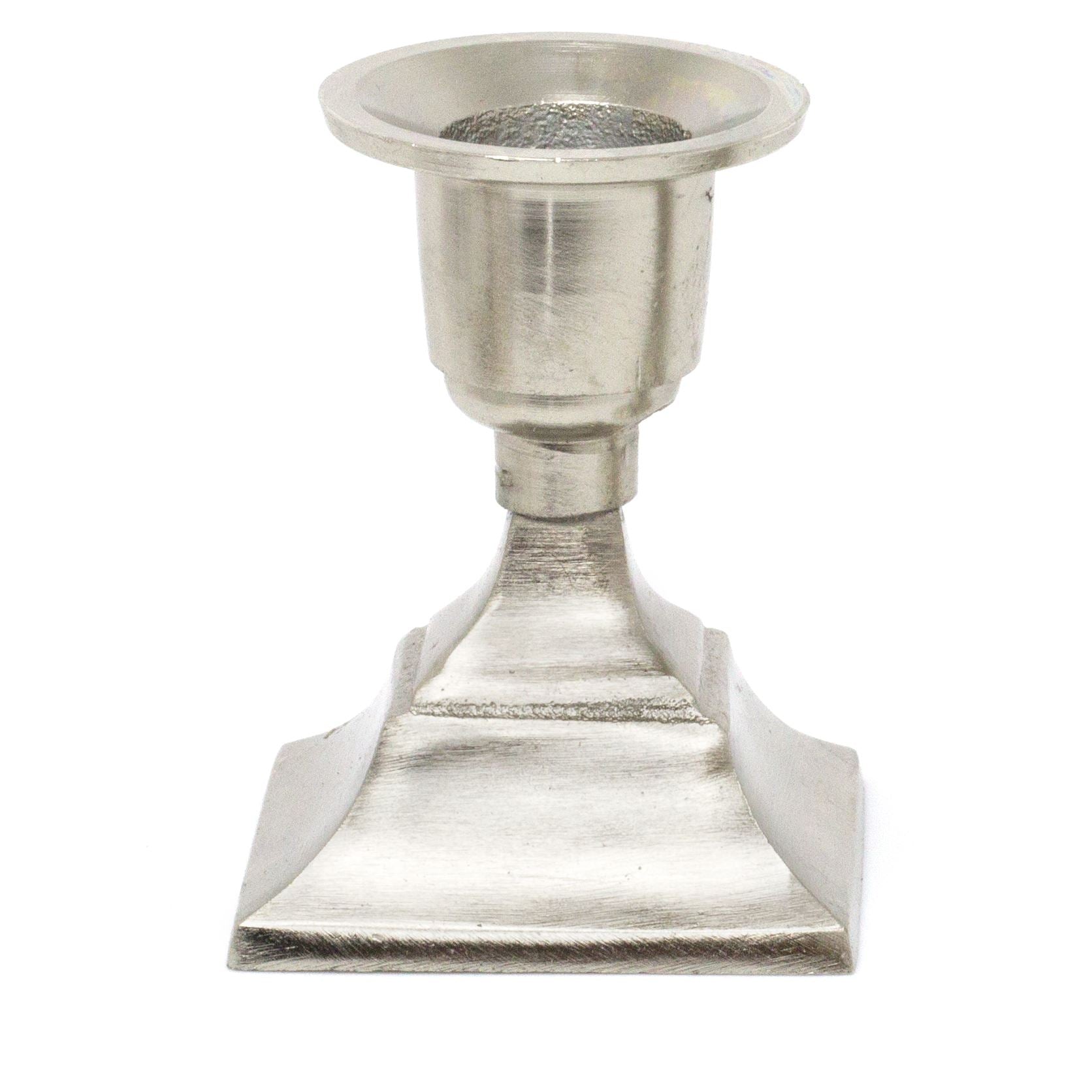 Stilfuld aluminiumskort lysestager | Candlestick indehavere Candle Stand | Tabeldekoration - Design varierer en leveret - Image 3