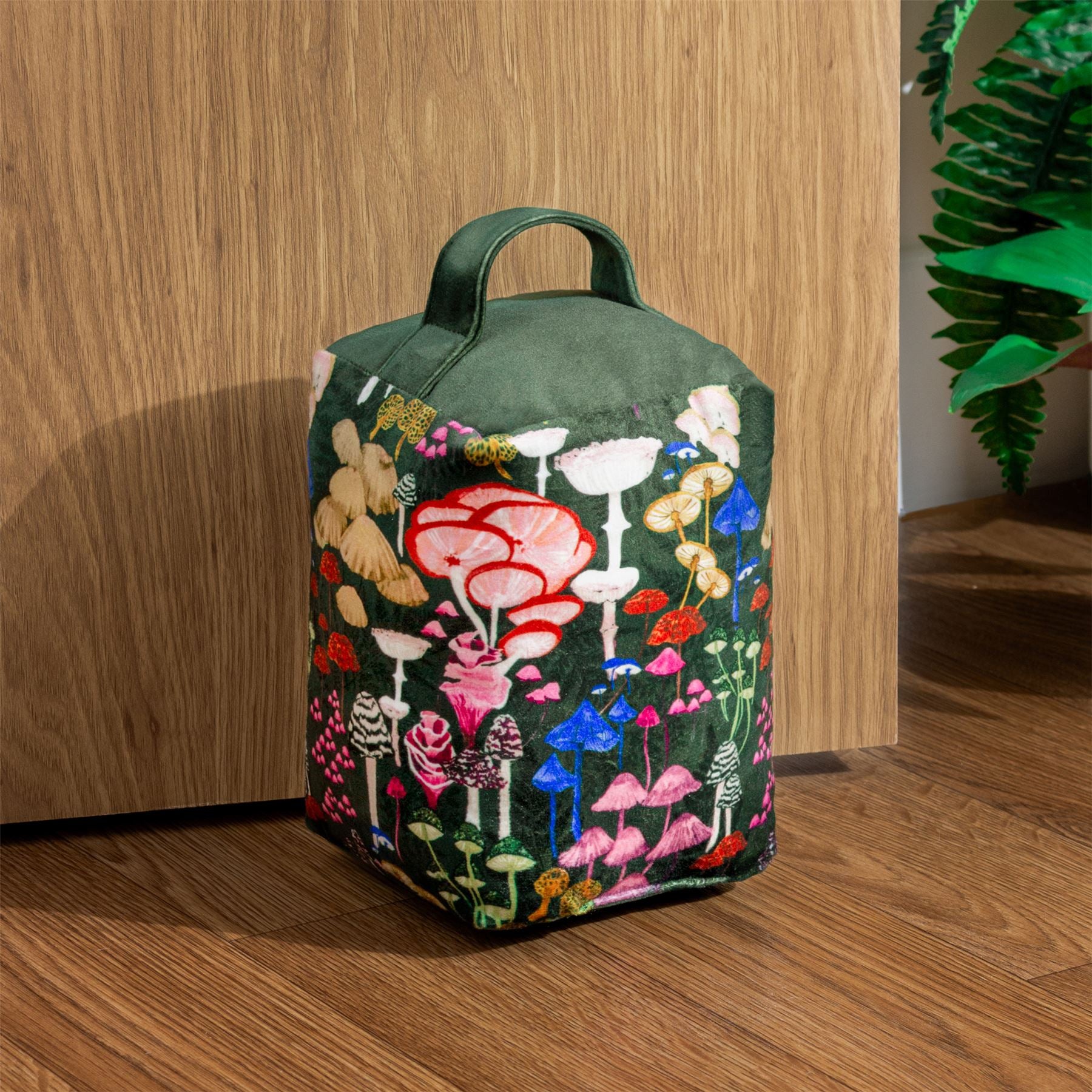 Green Amanita Doorstop | Svampesvampe Toadstool Door Stop med håndtag - 18 cm - Image 2
