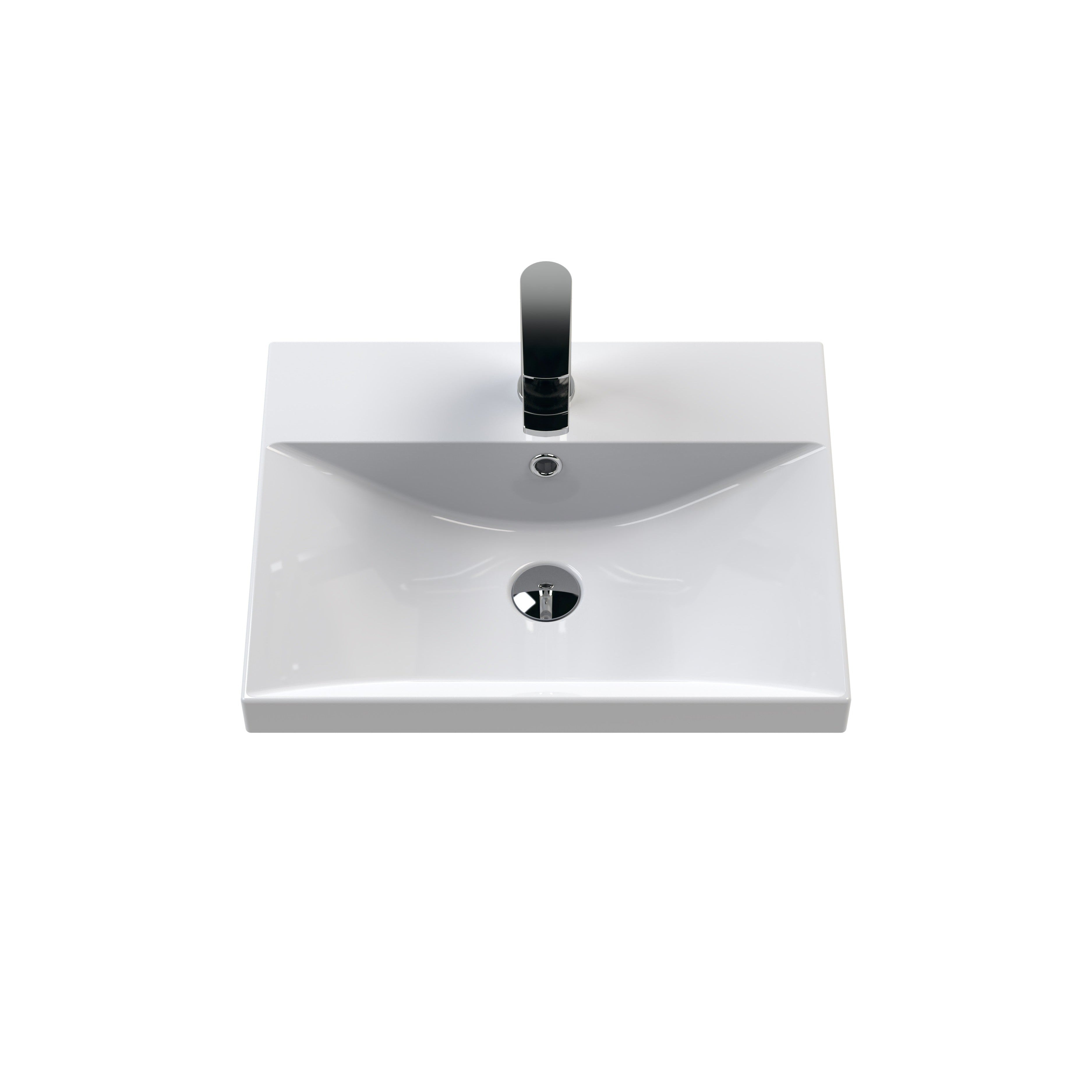 Ryker 500 mm etage Stående 2 dørs forfængelighed & bassin 3 - Satin Gray - Image 2